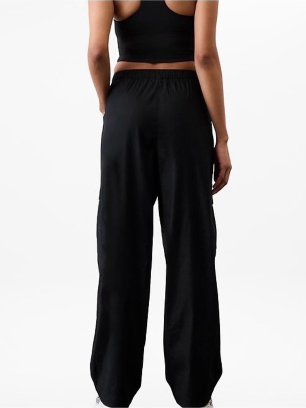 Athleta New Paradise Straight Leg Cargo
Pants Linen Blend In black Size M
NWT - Picture 2 of 16